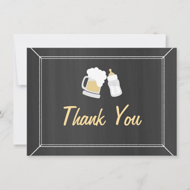 "Bryggar babyen" tack Kort (Framsida)