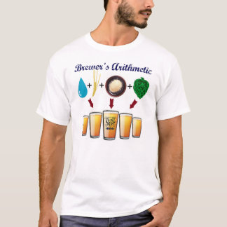 Bryggare Arithmetic T från TriBEERatops Tee