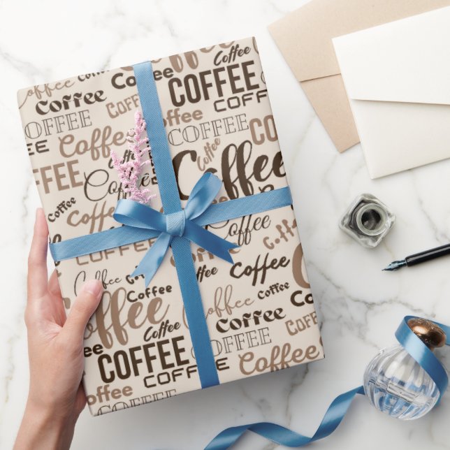 Bryggd kaffefrenzy presentpapper (Gifting)