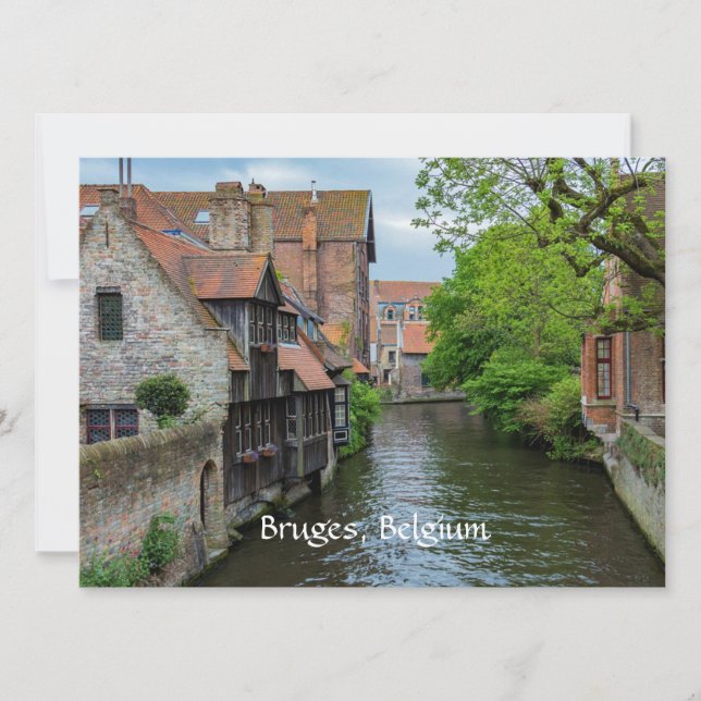 Brygge, Belgien (märkt) Kort (Framsida)