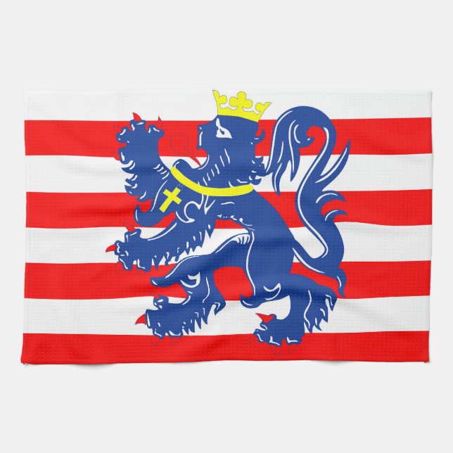 Brygge city Flagga Belgium-symbol Kökshandduk (Horisontell)