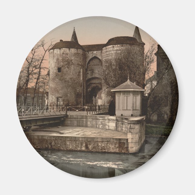 Brygge - Ghent Grind, Belgien Magnet (Framsidan)