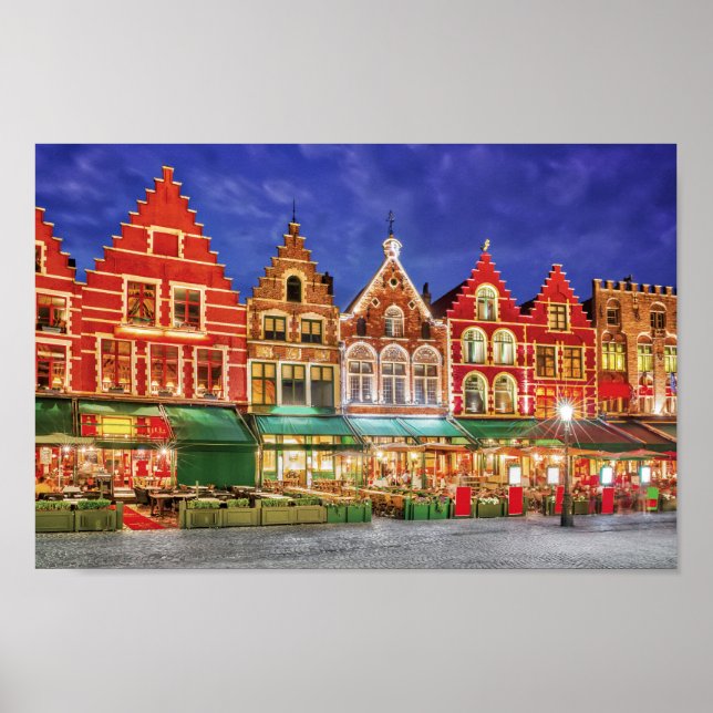 Brygge poster med Grote Markt (Framsidan)