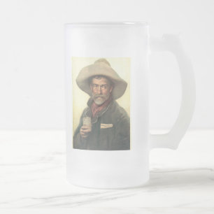 Bryggeriannons 1889 frostat ölglas