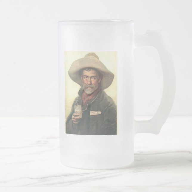 Bryggeriannons 1889 frostat ölglas (Höger)