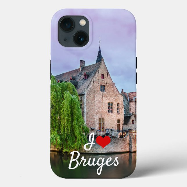 Brygges gamla stad och Belfry torn (Baksida)
