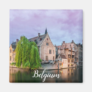 Brygges gamla stad och Belfry torn Magnet
