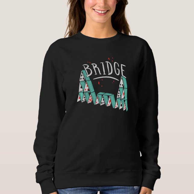 Bryggkortsspel för Bridge-brygga T Shirt (Framsida)