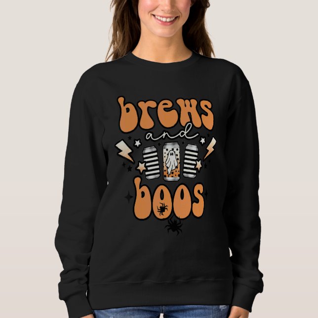 Bryggor Och Bu  Spök Skumma Halloween Spökkläder T Shirt (Framsida)