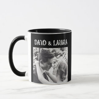 BRYLLUPSKUSTOM FOTO KAFÉKOPPA MUGG