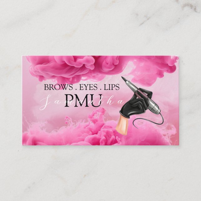 Bryn Eftervård PMU Microblading Henna Salong Visitkort (Framsida)