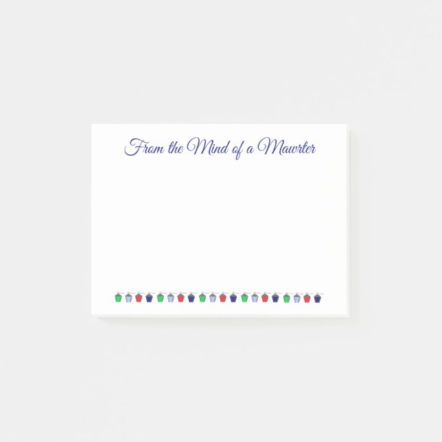 Bryn Mawr-Färgad Post-it Block (Framsida)