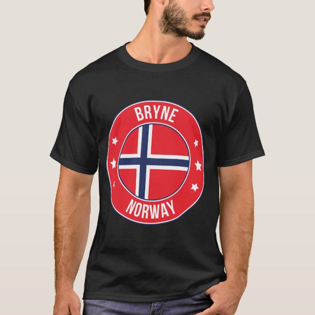 Bryne, Norge Stad T Shirt (Framsida)