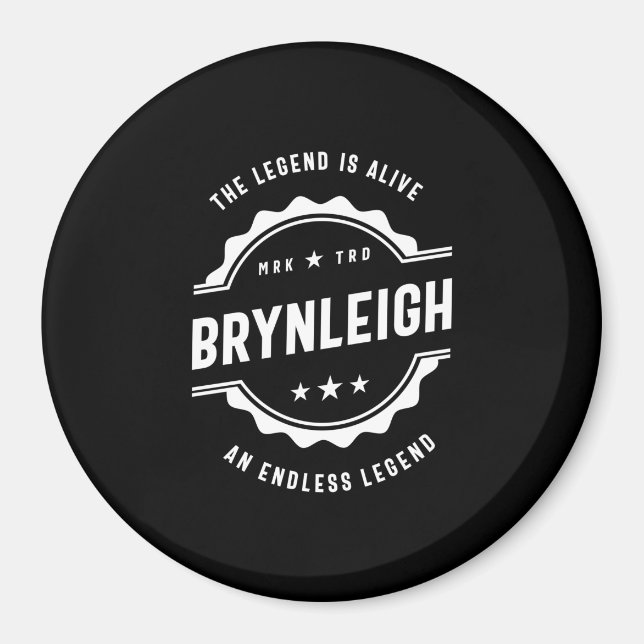 Brynleigh Personlig Namn Birthday Gift Magnet (Framsidan)