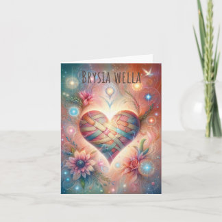 Brysia Wella Welsh Hearts Get well snart Card Kort