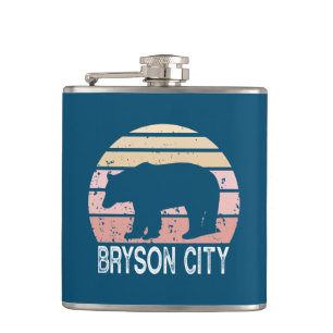 Bryson City North Carolina Retro Bear Fickplunta