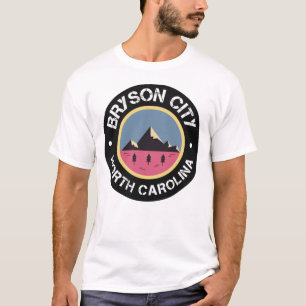 Bryson City North Carolina State Älskare Mountains T Shirt