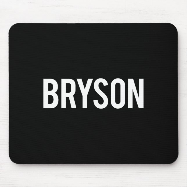 Bryson - Cool New Funny Name Fan Gift Tee  Musmatta (Framsidan)
