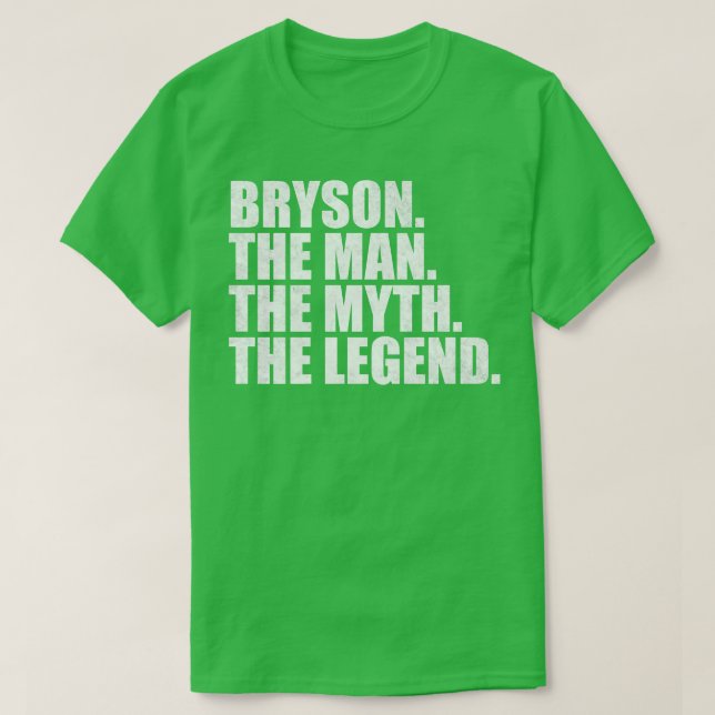 BrysonBryson Namn Bryson given namn T Shirt (Design framsida)
