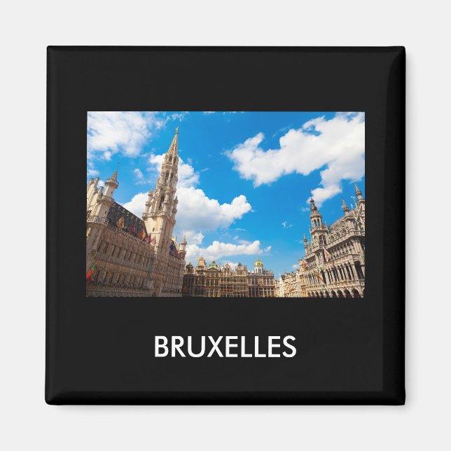Bryssel 001W Magnet (Framsidan)