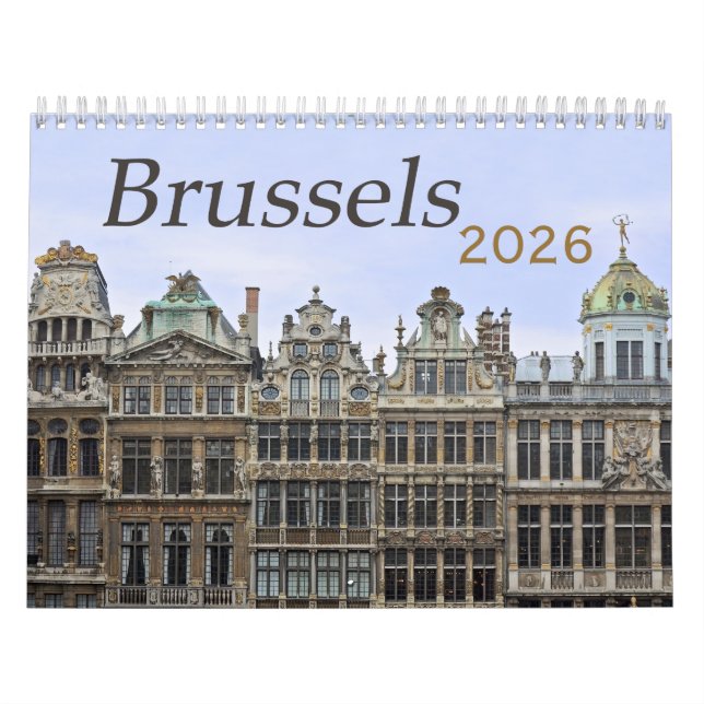 Bryssel 2026 Fotokalender Kalender (Omslag)