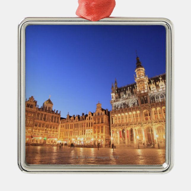 Bryssel Belgien 2 Julgransprydnad Metall (Framsidan)