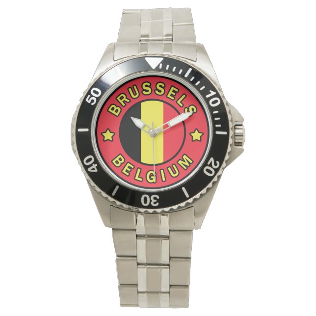 Bryssel Belgien Armbandsur (Framsida)
