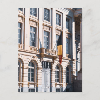 Bryssel Belgien flagga foto Vykort