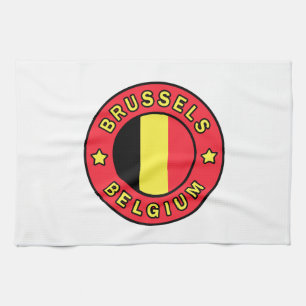 Bryssel Belgien Kökshandduk