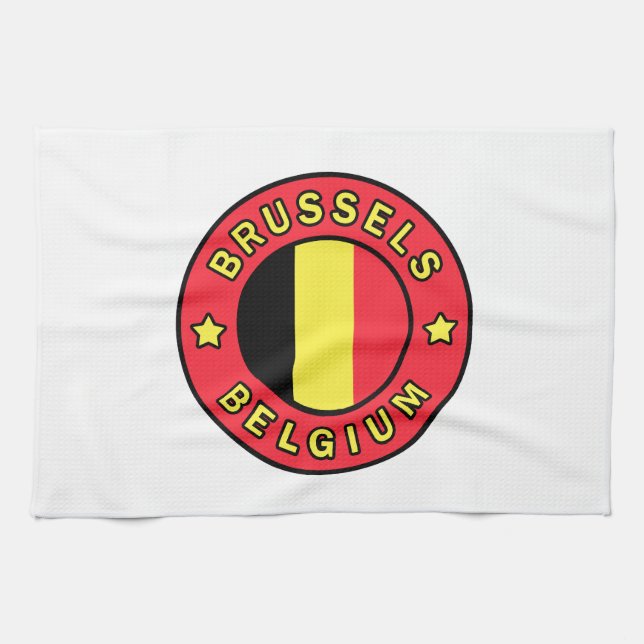 Bryssel Belgien Kökshandduk (Horisontell)