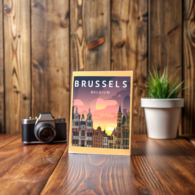 Bryssel Belgien, populär stad Vykort (Skapare uppladdad)