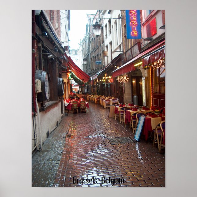 Bryssel, Belgien Poster (Framsidan)