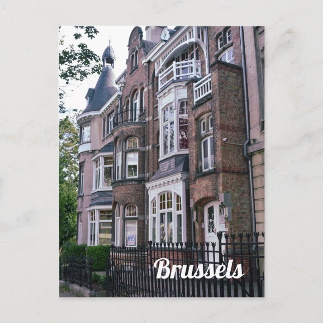 Bryssel Belgien resefoto Vykort (Framsida)