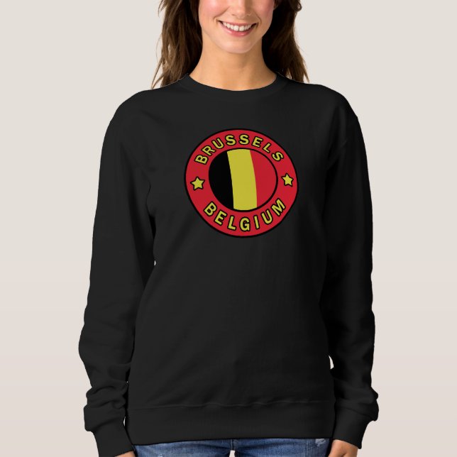 Bryssel Belgien T Shirt (Framsida)
