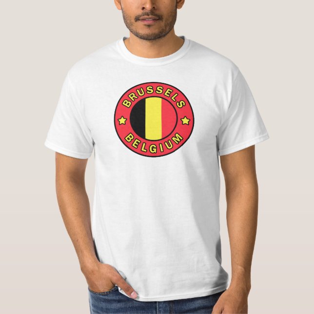 Bryssel Belgien T Shirt (Framsida)