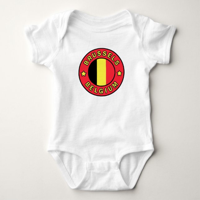 Bryssel Belgien T Shirt (Framsida)