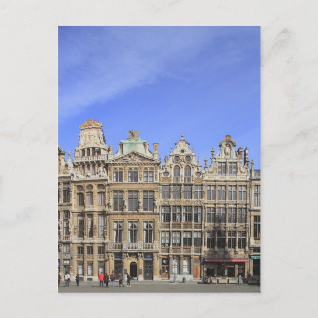 Bryssel Belgien Vykort (Framsida)