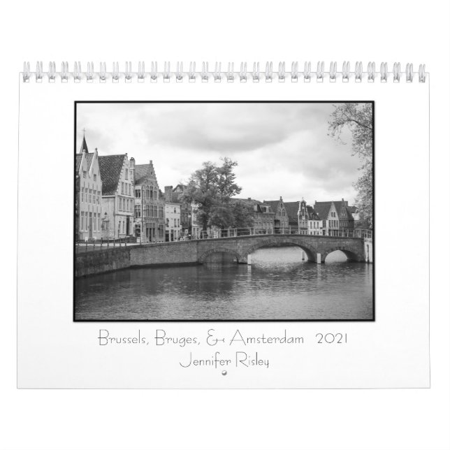 Bryssel, Brygge och Amsterdam - Kalendern 2021 Kalender (Omslag)