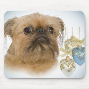 Bryssel Griffon hjärtor Mousepad Musmatta