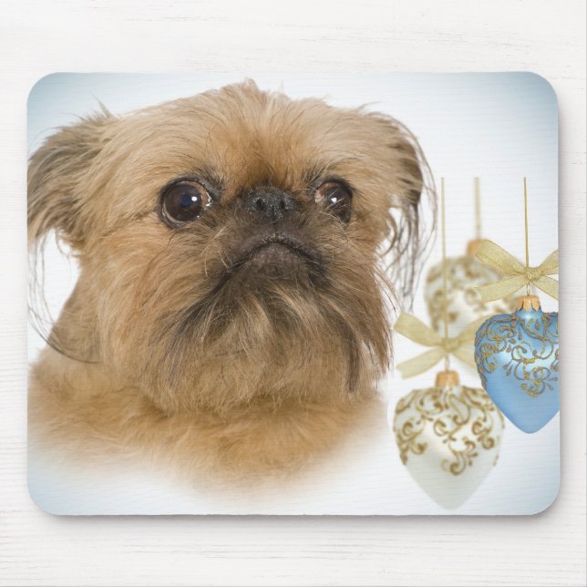 Bryssel Griffon hjärtor Mousepad Musmatta (Framsidan)