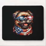 Bryssel Griffon Hund älskare USA:s Flagga 4 juli P Musmatta<br><div class="desc">Bryssel Griffon Hund älskare USA:s Flagga 4 juli Patriotic</div>