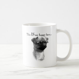 Bryssel Griffon Lycklig Ansikte Kaffemugg