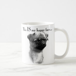 Bryssel Griffon lyckligt ansikte Kaffemugg