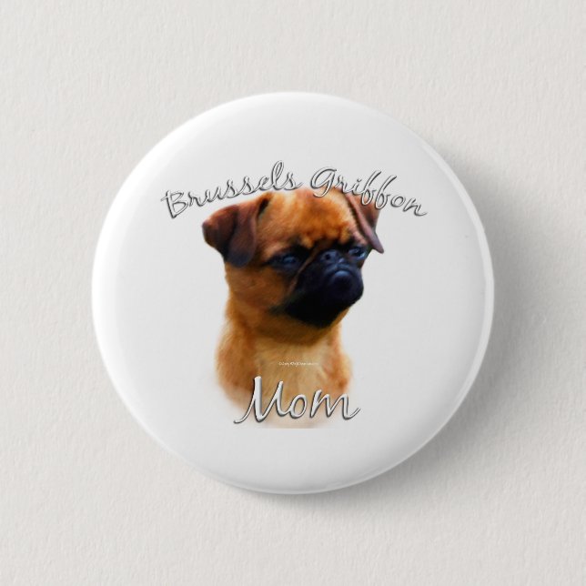 Bryssel Griffon Mamma 2 Knapp (Framsida)