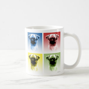 Bryssel Griffon popkonst Kaffemugg