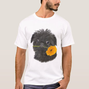 Bryssel Griffon svart för dräkt Tee