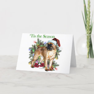 Bryssel Griffon "Tis Helgkort