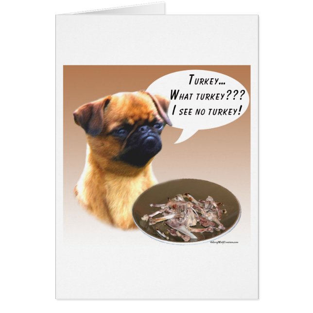 Bryssel Griffon Turkiet Hälsningskort (Framsidan)