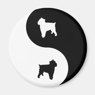 Bryssel Griffon Yin Yang Magnet