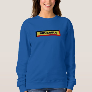 Bryssel i Belgien Flagga Färg T Shirt